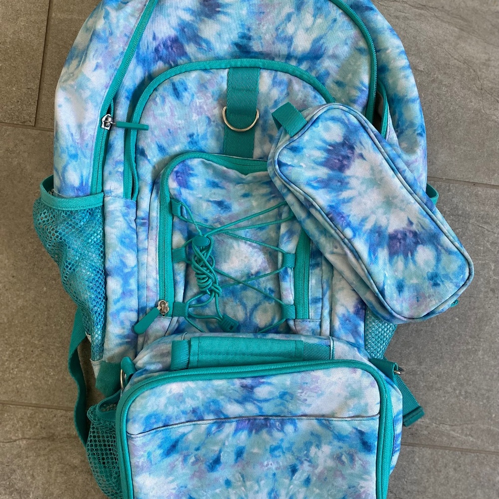 Tie Dye Backpack Set